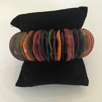 Multicolor Shell stretch bracelet