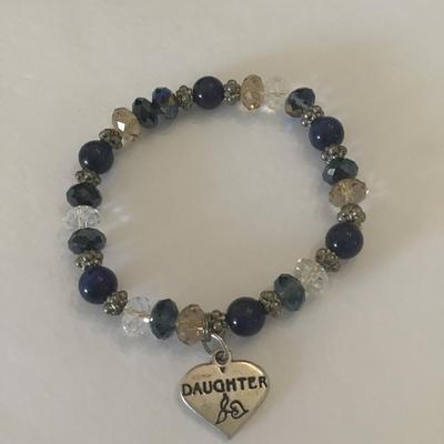 Beautiful crystal bracelet with 925 charm
