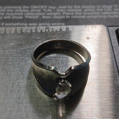 STERLING SILVER RINGS AND CHAIN PLUS A BUTTERFLY RING MARKED 850