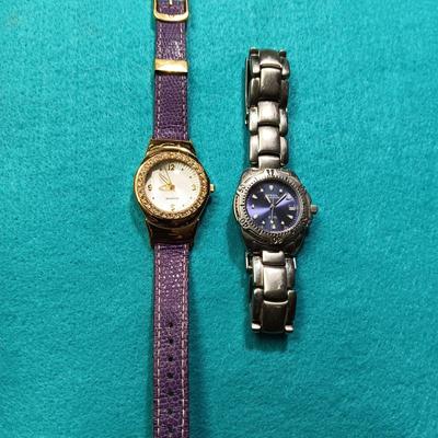 LADIES FOSSIL AND QUARTZ WATCHES