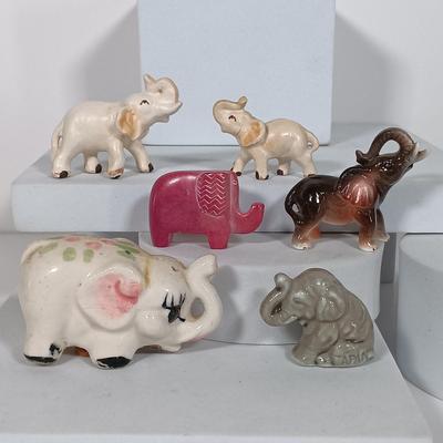 LOT 6: Elephant Themed Miniatures