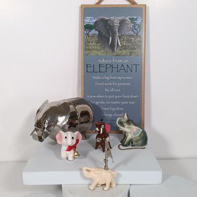 LOT 6: Elephant Themed Miniatures