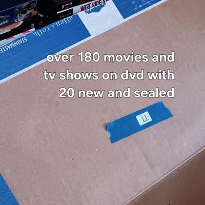 LOT 11: Over 180 DVDs in Various Genres (20 New and Sealed)