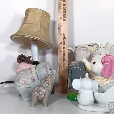 LOT 12: Elephant Themed Home Decor