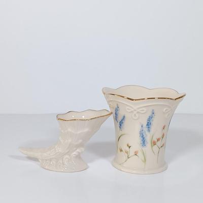 LOT 13: Lenox Elephant Figurines and Vases