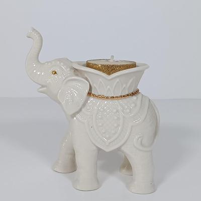 LOT 13: Lenox Elephant Figurines and Vases