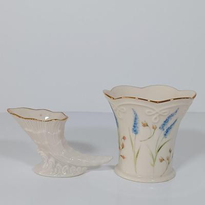 LOT 13: Lenox Elephant Figurines and Vases