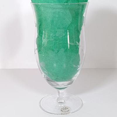 LOT 15: Lenox Butterfly Meadow Clear Iced Tea Glasses Set of (8)