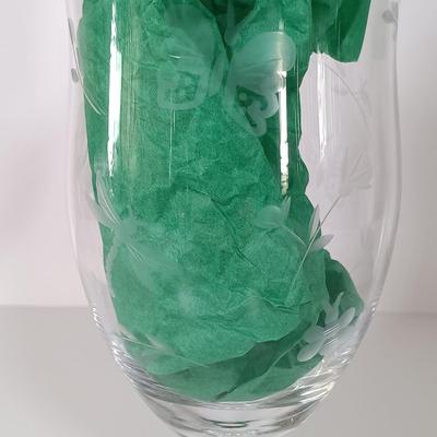 LOT 15: Lenox Butterfly Meadow Clear Iced Tea Glasses Set of (8)