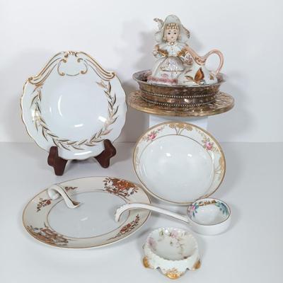 LOT 16: Vintage China Collection- Lefton, Nippon, Limoges & More