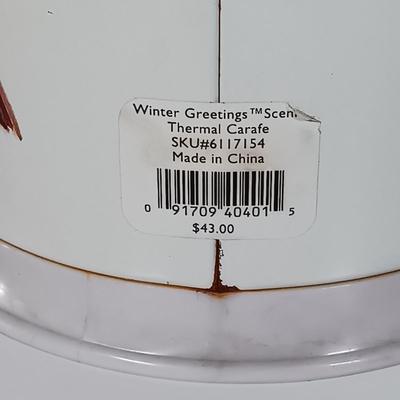 LOT 18: Pfaltzgraff Winterwood Plates, Lenox Thermal Carafe & More