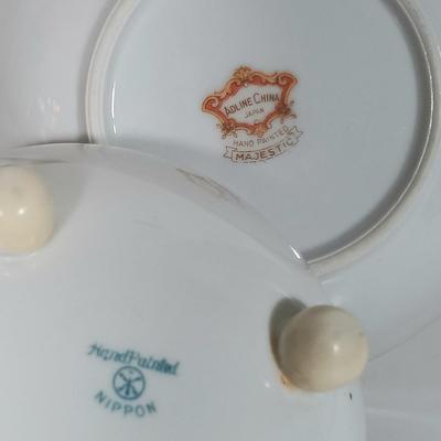 LOT 22: Large Collection of Handpainted Gilded China - Adline, Chikaramachi, Noritake & More