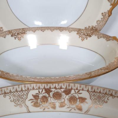 LOT 22: Large Collection of Handpainted Gilded China - Adline, Chikaramachi, Noritake & More