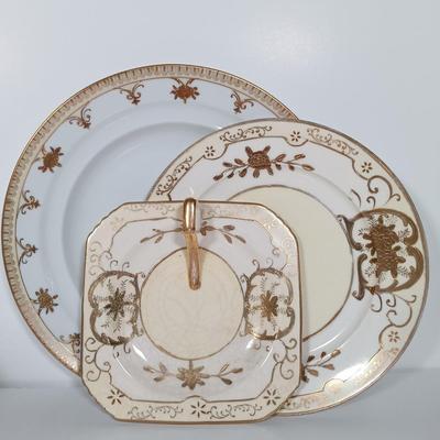 LOT 22: Large Collection of Handpainted Gilded China - Adline, Chikaramachi, Noritake & More
