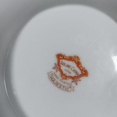 LOT 22: Large Collection of Handpainted Gilded China - Adline, Chikaramachi, Noritake & More