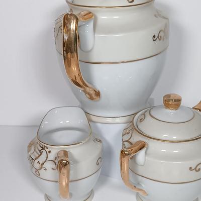 LOT 22: Large Collection of Handpainted Gilded China - Adline, Chikaramachi, Noritake & More