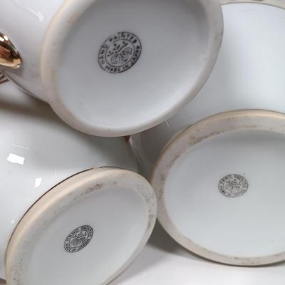 LOT 22: Large Collection of Handpainted Gilded China - Adline, Chikaramachi, Noritake & More