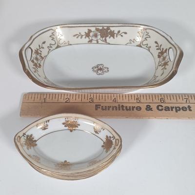 LOT 22: Large Collection of Handpainted Gilded China - Adline, Chikaramachi, Noritake & More