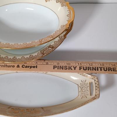 LOT 22: Large Collection of Handpainted Gilded China - Adline, Chikaramachi, Noritake & More