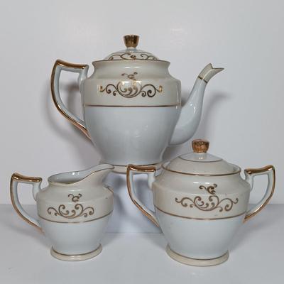 LOT 22: Large Collection of Handpainted Gilded China - Adline, Chikaramachi, Noritake & More