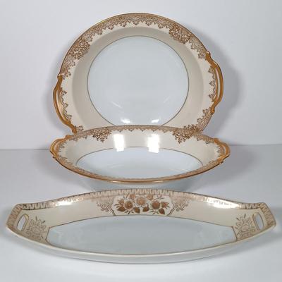 LOT 22: Large Collection of Handpainted Gilded China - Adline, Chikaramachi, Noritake & More