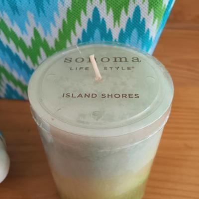 LOT 26: Signed and Numbered Print, Vintage Plaid Puppy Planter, Crocheted Blankets & More