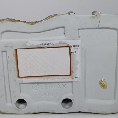 LOT 27: Dept 56 Clark Street Automat and Tassy's Mittens, Lemax School House & Victorian Village Train Station