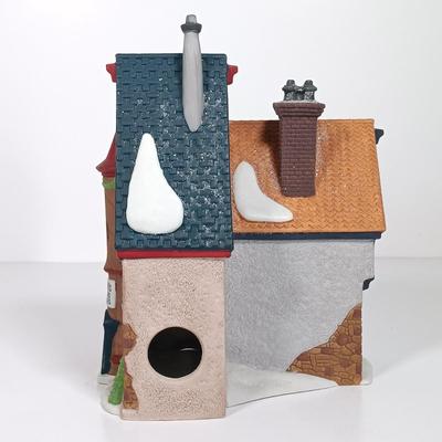 LOT 27: Dept 56 Clark Street Automat and Tassy's Mittens, Lemax School House & Victorian Village Train Station