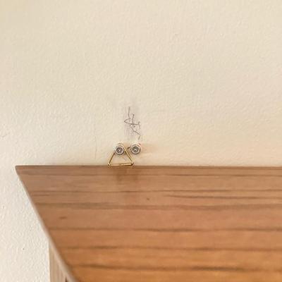 LOT 33: Wall Mount / Hanging Curio Cabinet with Glass Shelves & Doors with Collection of Collectible Elephant Decor