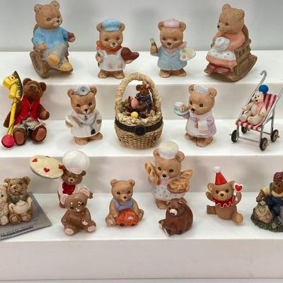 LOT 35: Collection of Small and Miniature Teddy Bear Figurines