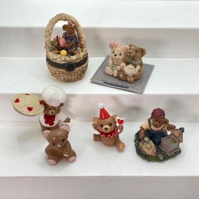 LOT 35: Collection of Small and Miniature Teddy Bear Figurines