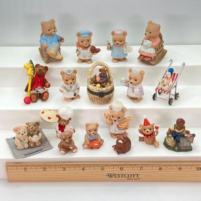 LOT 35: Collection of Small and Miniature Teddy Bear Figurines