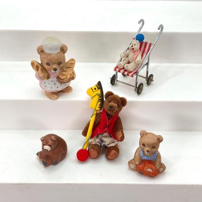 LOT 35: Collection of Small and Miniature Teddy Bear Figurines