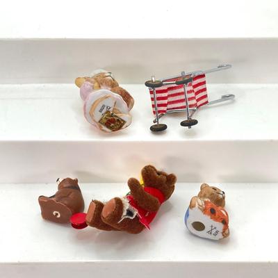 LOT 35: Collection of Small and Miniature Teddy Bear Figurines