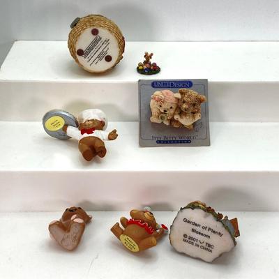 LOT 35: Collection of Small and Miniature Teddy Bear Figurines