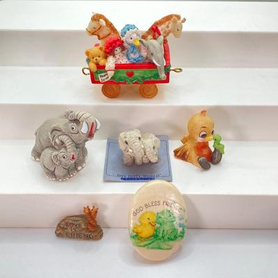 LOT 36: Collection of Small and Miniature Animal Friends Figurines and More