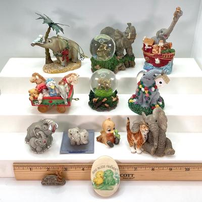 LOT 36: Collection of Small and Miniature Animal Friends Figurines and More
