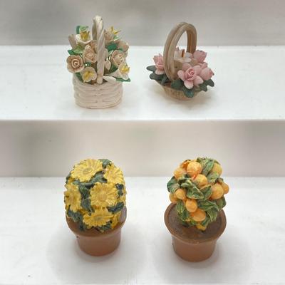 LOT 37: Garden Themed Collection of Miniatures