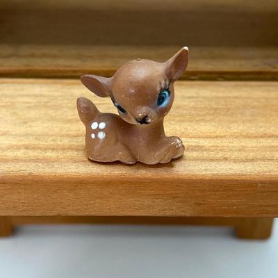 LOT 42: Wooden Reversible Display Chair with Large Collection of Miniatures - (Porcelain, Plastic and More)