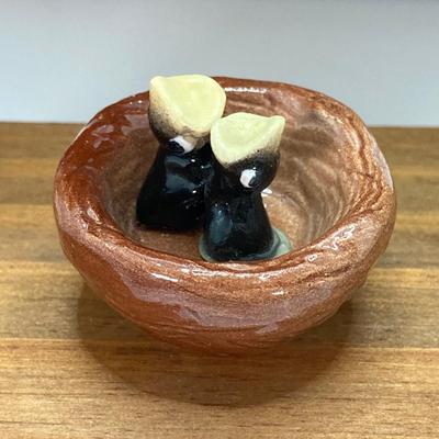 LOT 42: Wooden Reversible Display Chair with Large Collection of Miniatures - (Porcelain, Plastic and More)