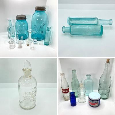 LOT 43: Vintage / Antique Bottle Collection