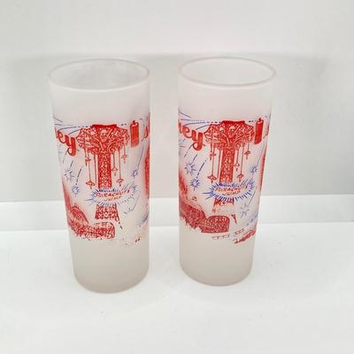 LOT 46: Vintage Frosted Glass Collection - 1964 - 1965 World's Fair, Coney Island and More