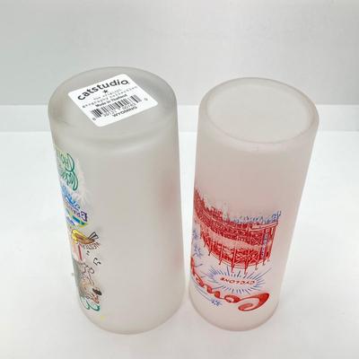 LOT 46: Vintage Frosted Glass Collection - 1964 - 1965 World's Fair, Coney Island and More