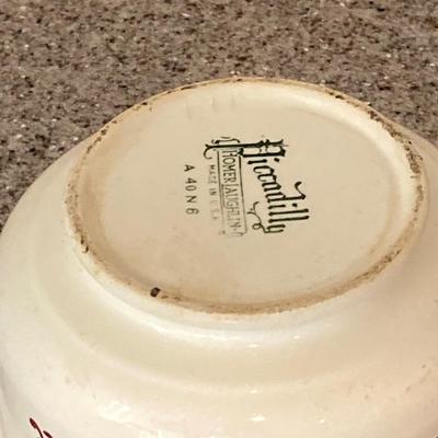 LOT 49: Tea Lover's Collection - Pitcher, Cream and Sugar Bowls and Tea Bag Holders (Mikasa, Piccadilly and More)