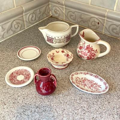 LOT 49: Tea Lover's Collection - Pitcher, Cream and Sugar Bowls and Tea Bag Holders (Mikasa, Piccadilly and More)