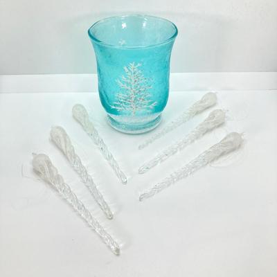 LOT 51: Vintage Holiday Collection - Lenox Decor with Glass Candy Canes, Ornaments and More