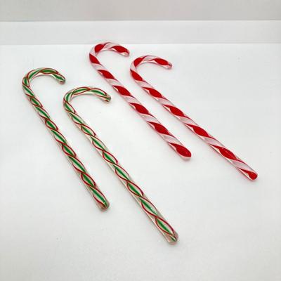 LOT 51: Vintage Holiday Collection - Lenox Decor with Glass Candy Canes, Ornaments and More