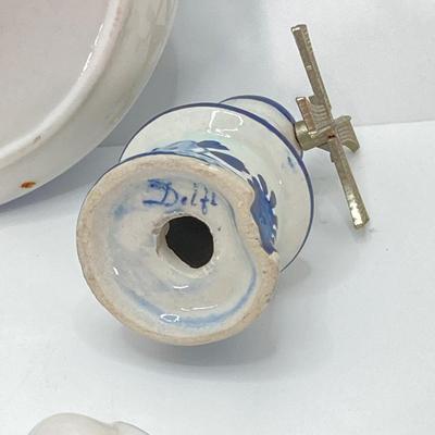 LOT 53: Beautiful Blue and White Collection - Art Glass, Miniatures, Spode, Delft, Wedgwood, Collector Plates and More