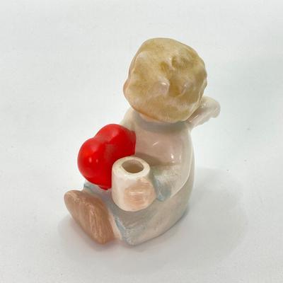 LOT 54: Vintage Belleek Ireland Daisy Spill Vase, Goebel Angel Candle Holder (W Germany) Figurine, Royal Tara Ireland and More