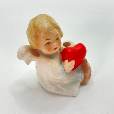 LOT 54: Vintage Belleek Ireland Daisy Spill Vase, Goebel Angel Candle Holder (W Germany) Figurine, Royal Tara Ireland and More